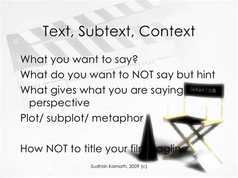 subtext definition film